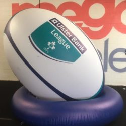 Ulster Bank League Inflatable Rugby Ball