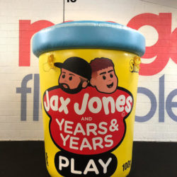 Giant Inflatable Jax Jones Years and Years Play Doh