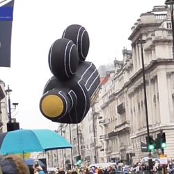 Giant Inflatable Video Camera Parade