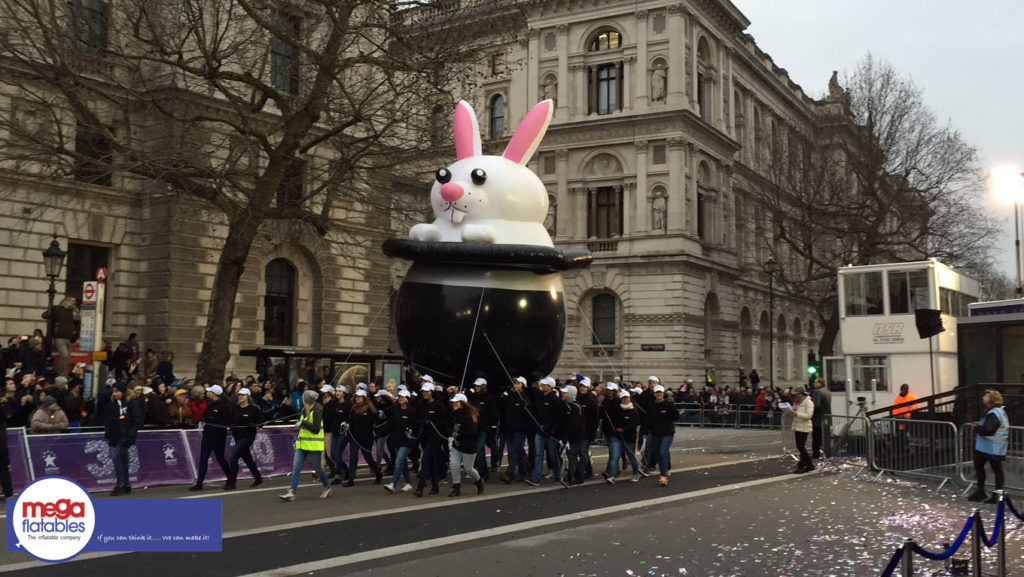 Parade Bunny promotional inflatable parade float