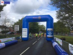 Giant Inflatable Rotary Race Arch