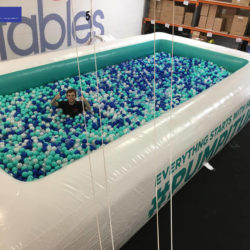 Giant Inflatable Ball Pit for Fitbit