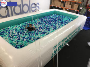 Giant Inflatable Ball Pit for Fitbit
