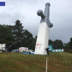 Giant Inflatable Sword in the Ground