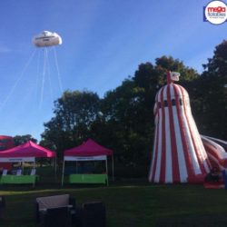 Giant Inflatable Cloud and Helter Skelter Event Inflatables