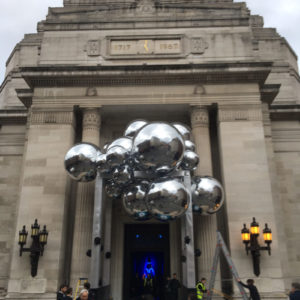 Inflatable Brits Chrome Sphere Inflatable Spheres