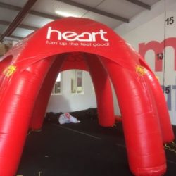 Giant Inflatable Heart Dome
