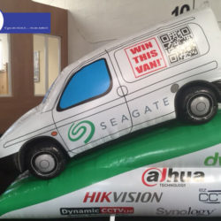 Giant Inflatable Seagate Van Promotional