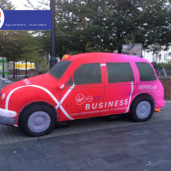 Giant Inflatable Virgin Media Taxi