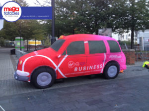Giant Inflatable Virgin Media Taxi