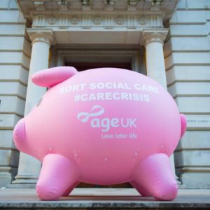 Inflatable Piggy Bank AgeUK