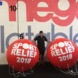 Sport Relief 2018 Advertising Inflatable Spheres