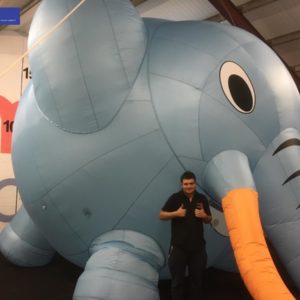 inflatable giant elephant