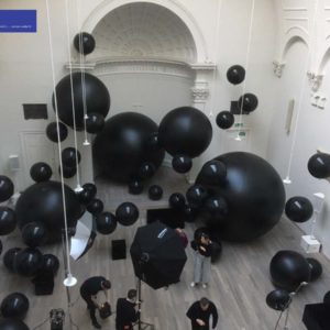 Black Inflatable Sphere