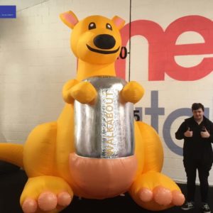 Giant Inflatable Kangaroo Walkabout