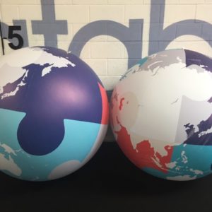 Digitally Printed Inflatable Sphere