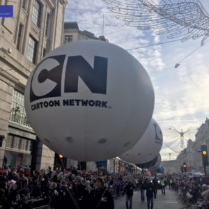 Cartoon network inflatable giant spheres