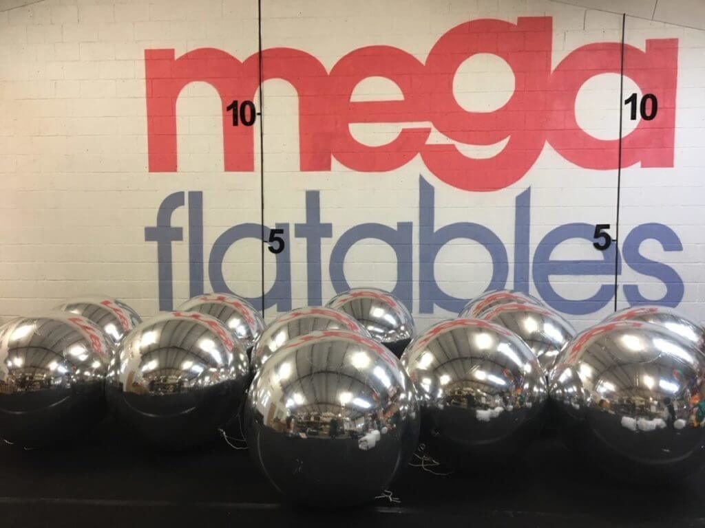 Inflatable Mirror Ball, Design Branded Inflatable Mirror Balls UK