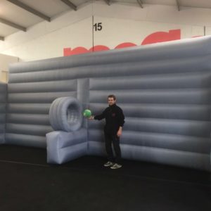Inflatable Grey Sports Wall