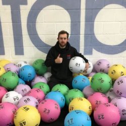 Inflatable National Lottery Numbers