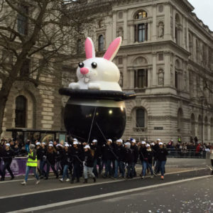 Giant Inflatable Rabbit in a Hat