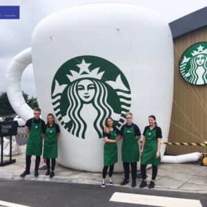Inflatable Starbucks Coffee Cup