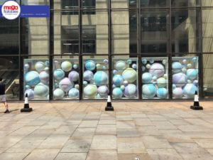 Inflatable Window Display in London