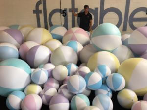 Inflatable Window Display in London