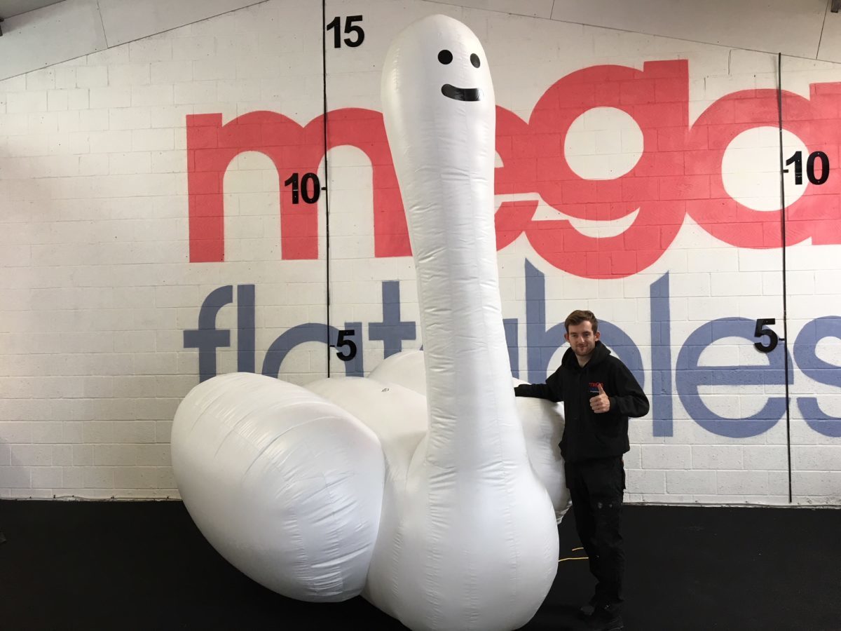 David Shrigley Inflatable Swan