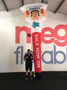 Giant inflatable promotion man