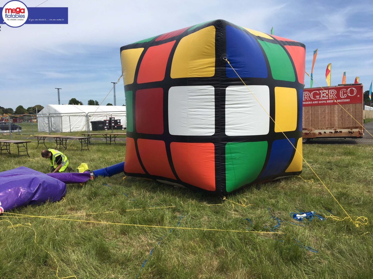 Inflatable Replica Rubiks Cube