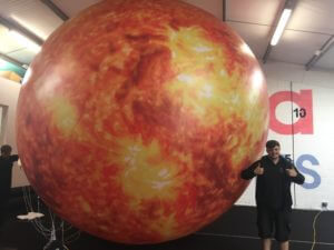 Giant inflatable planet