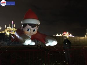 Giant inflatable christmas elf