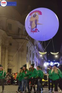 Rome New Years Day Parade 2019 Inflatables