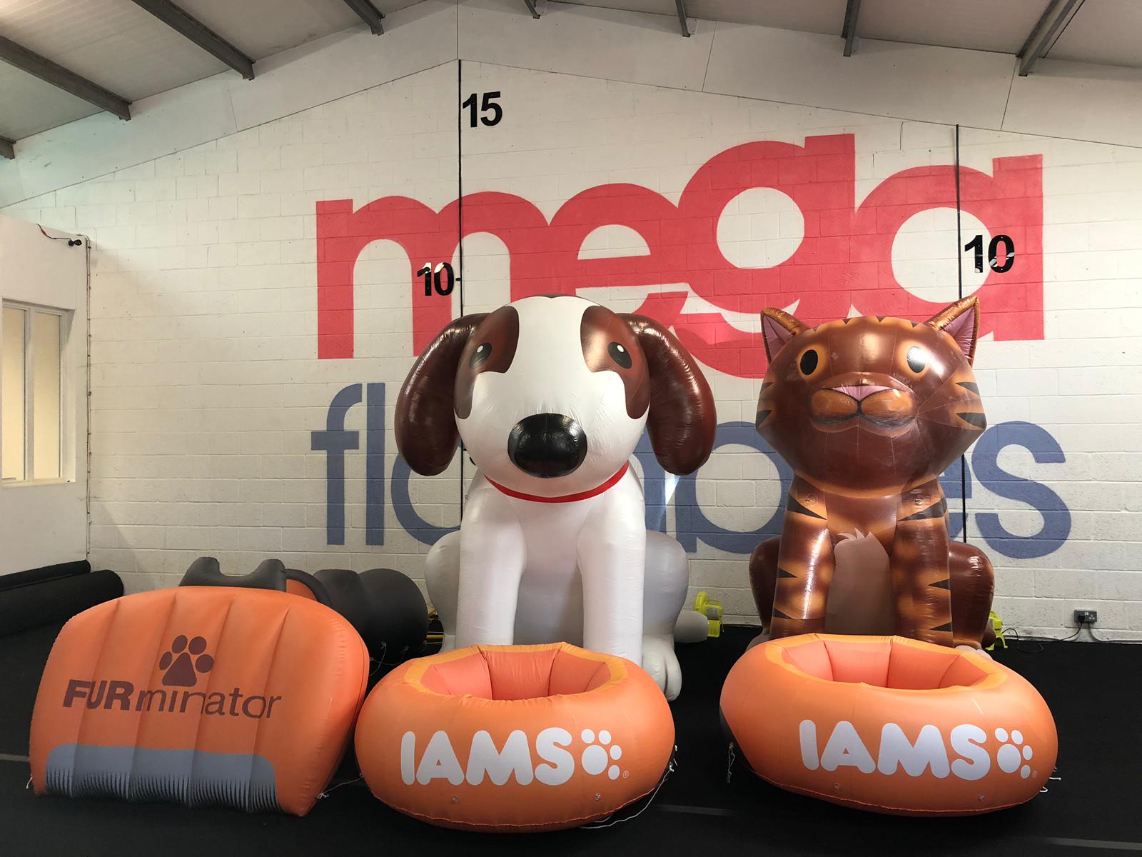 Iams Inflatable Cat and Dog
