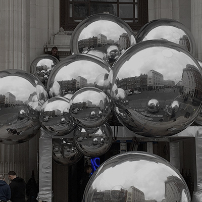 Inflatable Mirror Balls