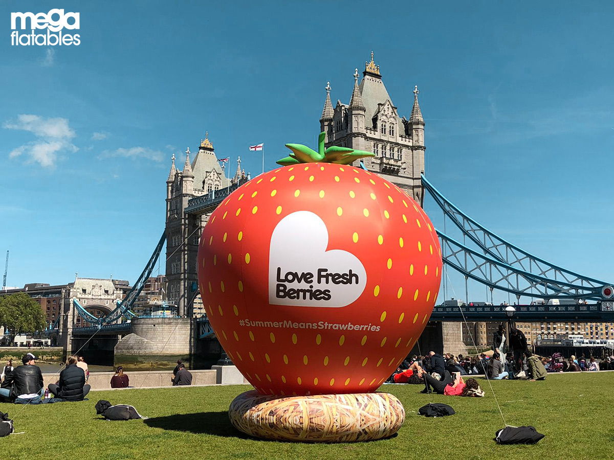 Strawberry inflatable sale