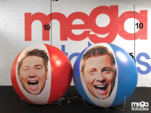 Sam and Mark TV Giant Inflatable Beach Balls