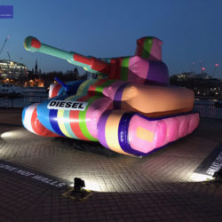 Inflatable Coloured Tank