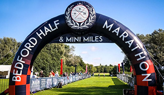 Bedford Half Marathon Race Inflatable Arch