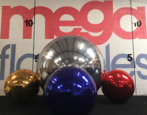 Inflatable Chrome Spheres