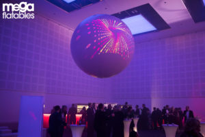 Large sphere for a VIP party