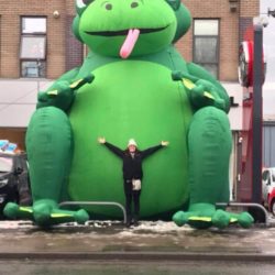 Giant Inflatable Frog
