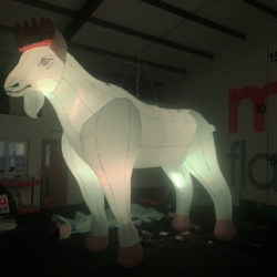 Giant Inflatable Glow Up Unicorn