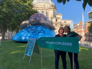 Turtle Inflatable For Climate Week