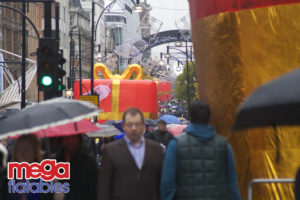 Giant Present In The Street