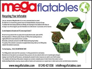 Recycled Inflatables From Megaflatables