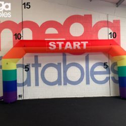 Rainbow Inflatable Arch by Megaflatables