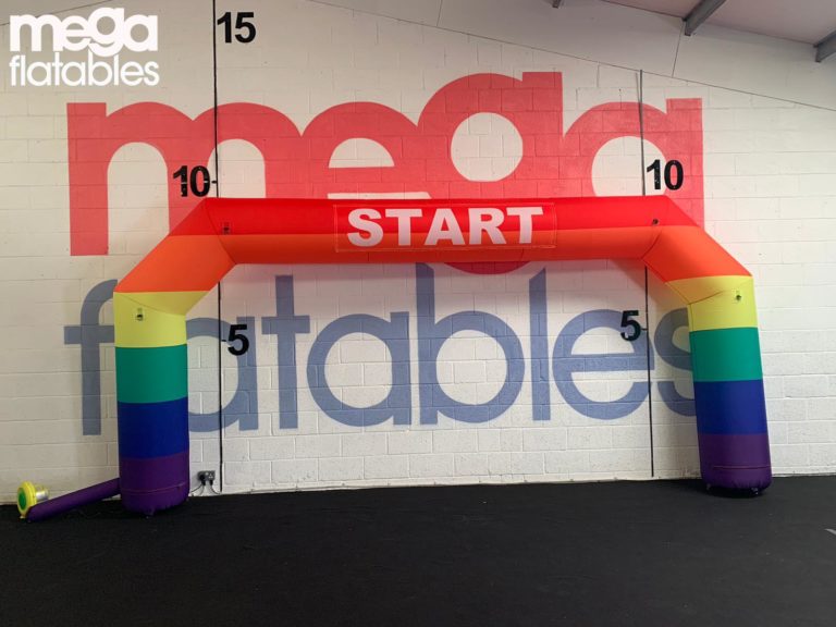 Rainbow Inflatable Arch by Megaflatables