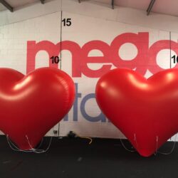 Giant Inflatable Hearts
